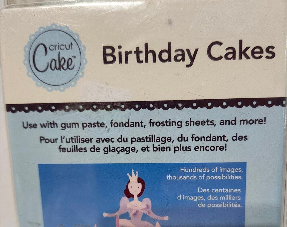 Cricut Cake Birthday Cakes Cartridge 2000224 New Sealed Retired